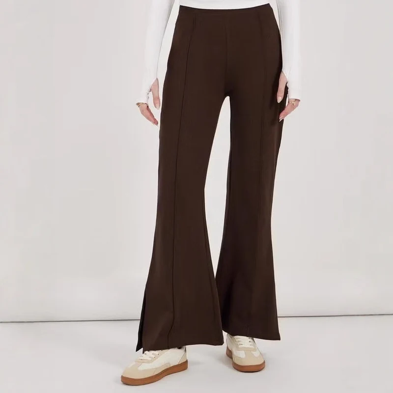 Damen Elegante und weit geschnittene Flared-Hose Drune