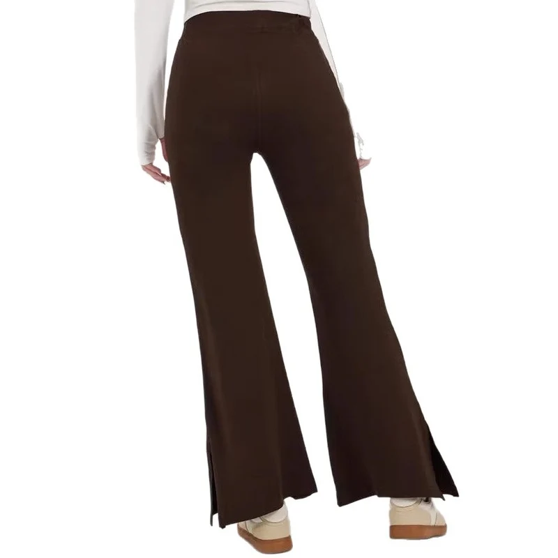 Damen Elegante und weit geschnittene Flared-Hose Drune