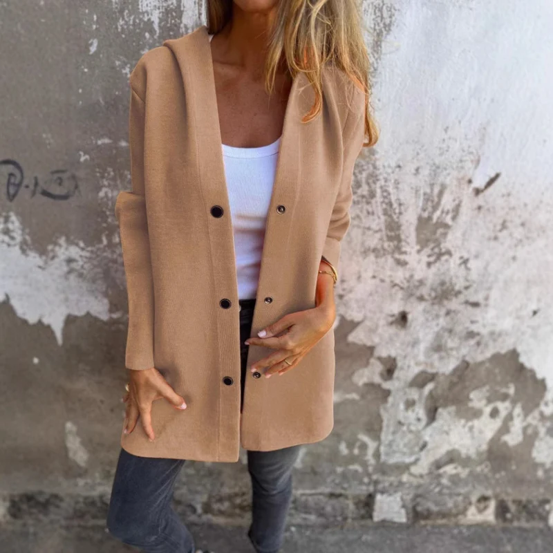 Damen Elegante und moderne Oversized-Jacke Drune