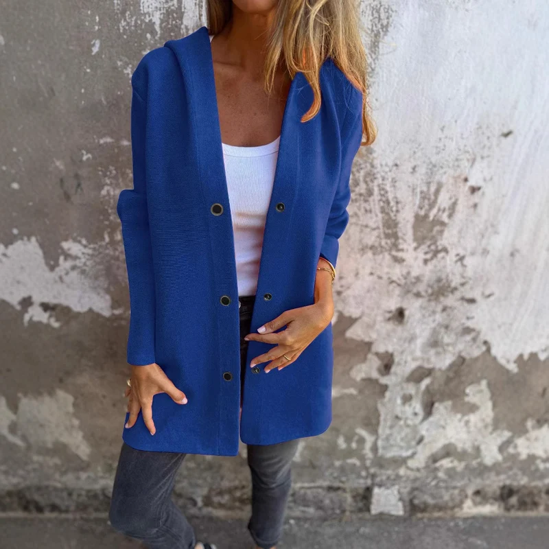 Damen Elegante und moderne Oversized-Jacke Drune