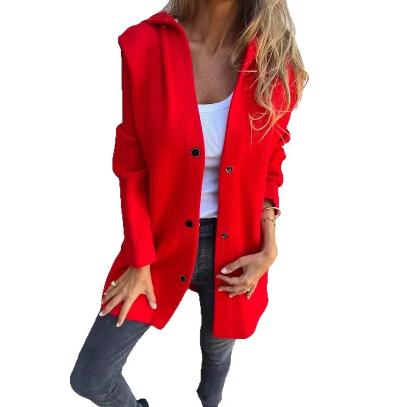 Damen Elegante und moderne Oversized-Jacke Drune
