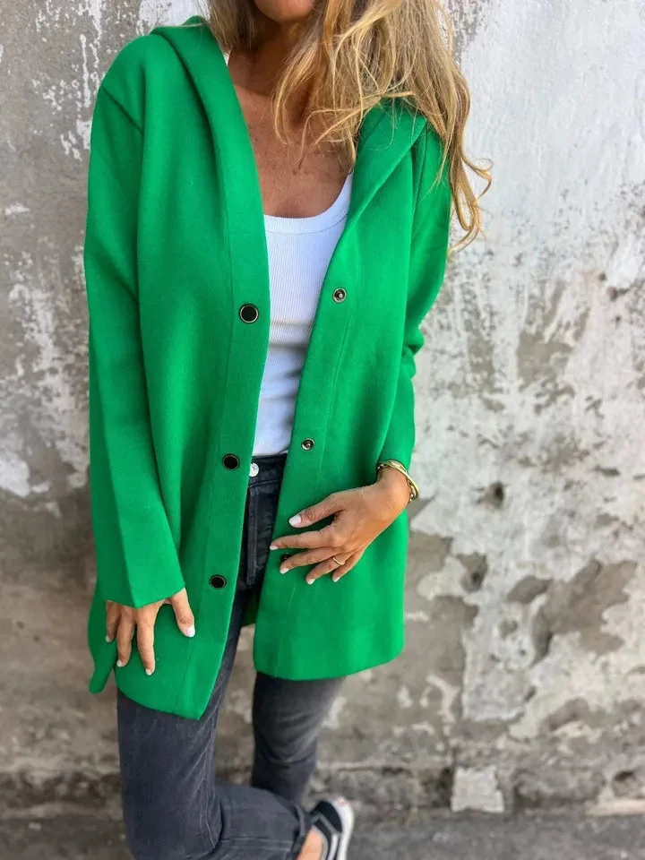 Damen Elegante und moderne Oversized-Jacke Drune