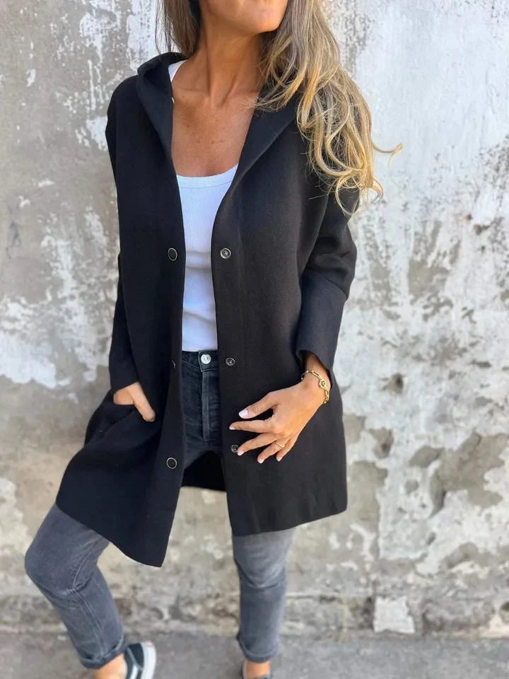 Damen Elegante und moderne Oversized-Jacke Drune