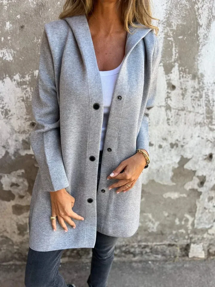 Damen Elegante und moderne Oversized-Jacke Drune