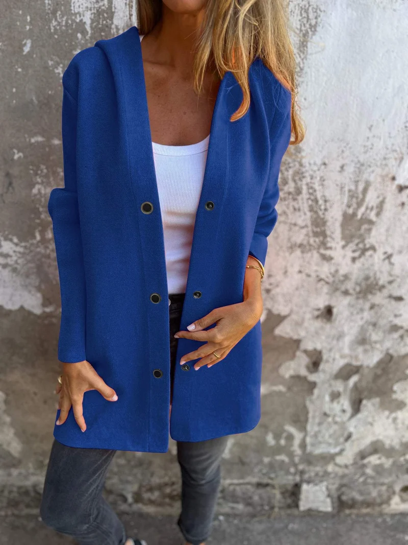 Damen Elegante und moderne Oversized-Jacke Drune