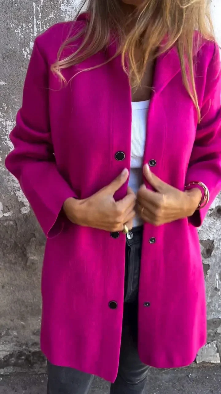 Damen Elegante und moderne Oversized-Jacke Drune