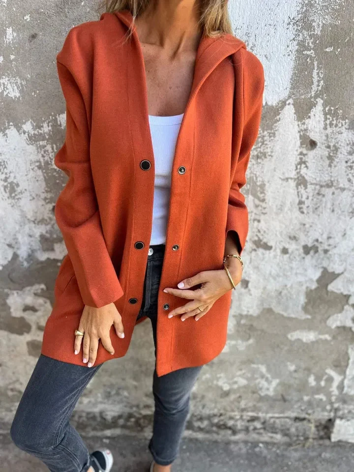 Damen Elegante und moderne Oversized-Jacke Drune