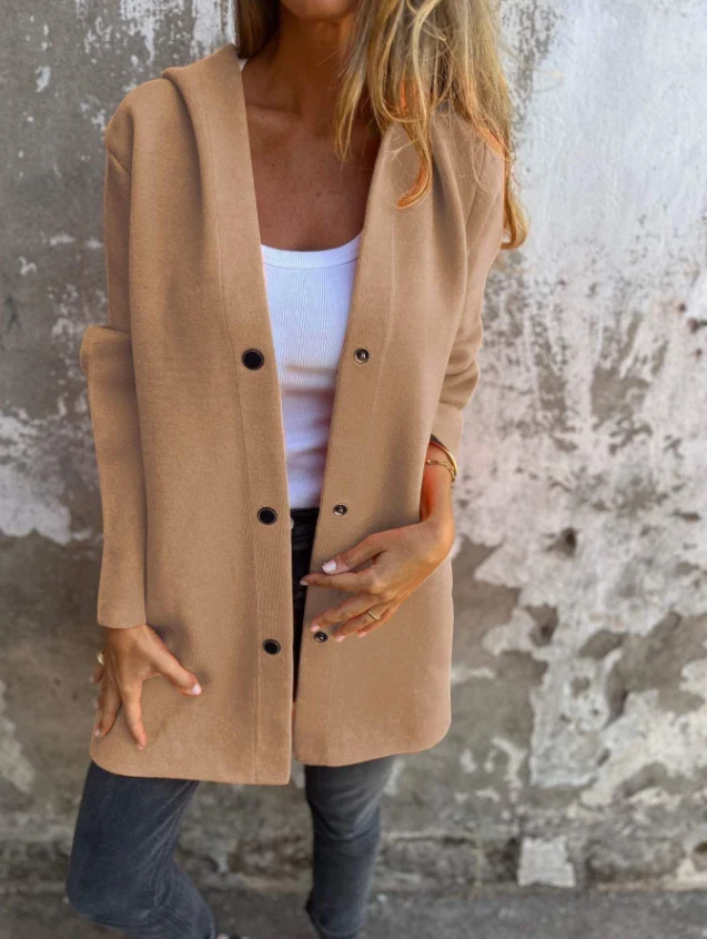 Damen Elegante und moderne Oversized-Jacke Drune