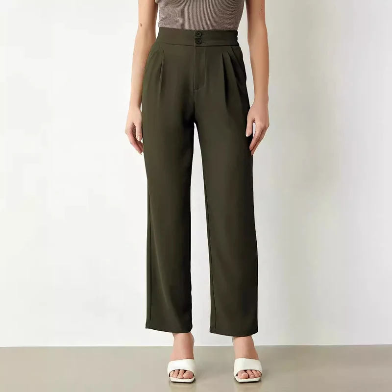 Damen Elegante und luftige Stoffhose Drune