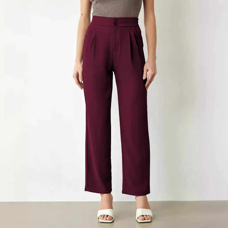 Damen Elegante und luftige Stoffhose Drune