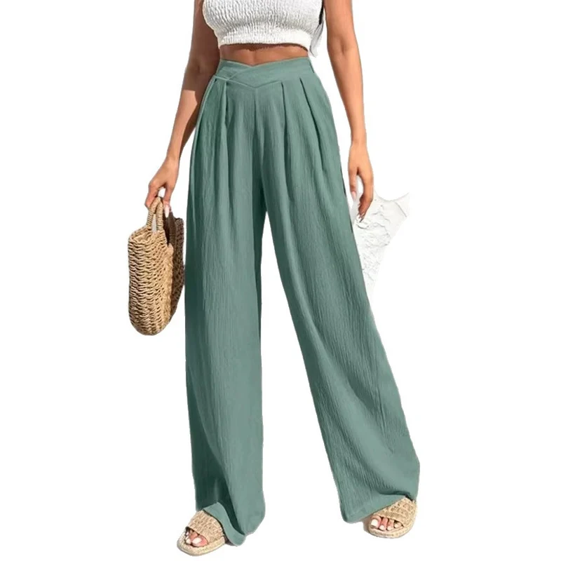 Damen Elegante und luftige Palazzo-Hose Drune