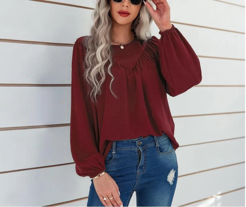 Damen Elegante und lässige Bluse Drune