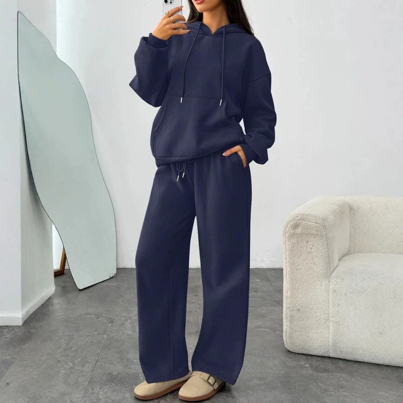 Damen Bequemes Jogginganzug-Set Drune