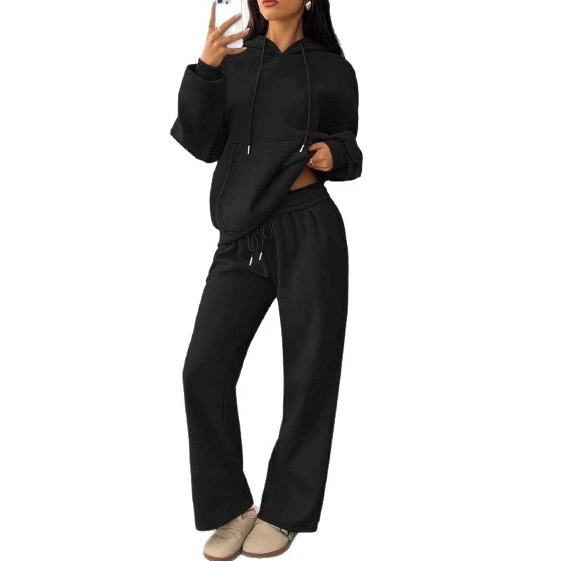 Damen Bequemes Jogginganzug-Set Drune