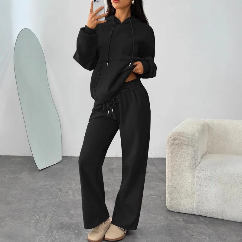 Damen Bequemes Jogginganzug-Set Drune
