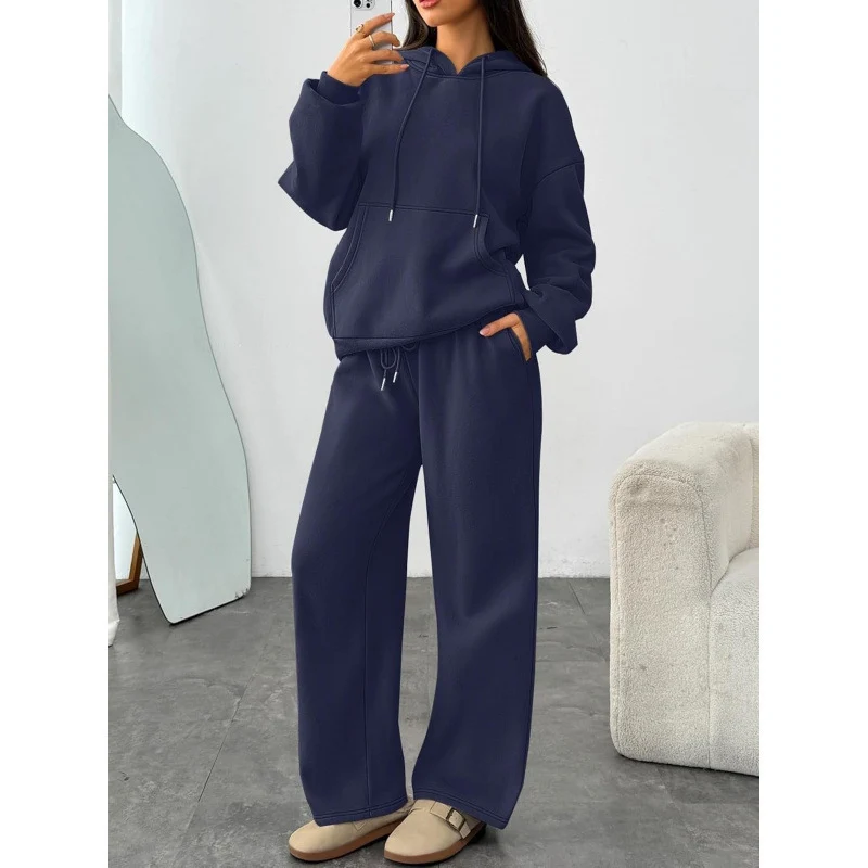 Damen Bequemes Jogginganzug-Set Drune