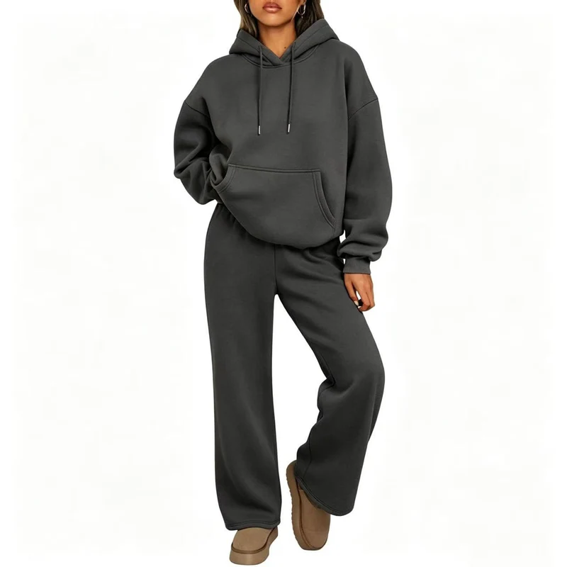 Damen Bequemes Jogginganzug-Set Drune