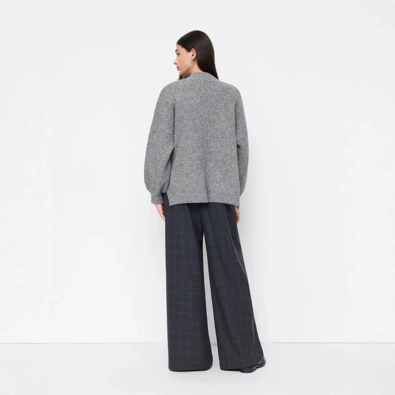 Damen Bequemer Oversized Pullover Drune
