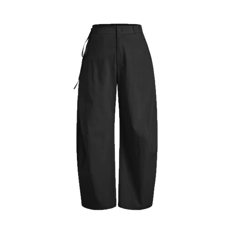 Damen Bequeme Weite Stoffhose Drune