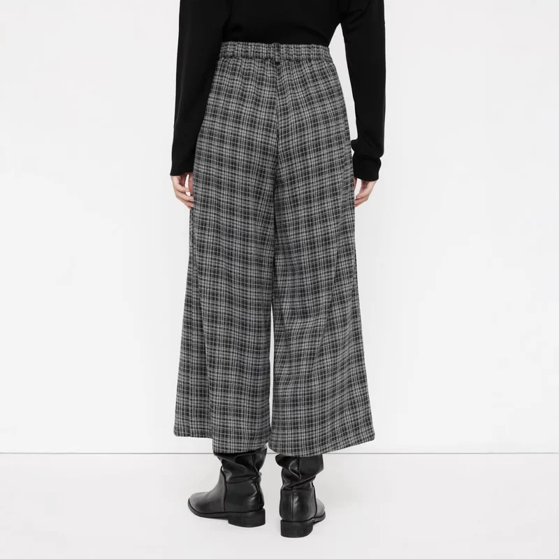 Damen Bequeme und modische Karohose Drune