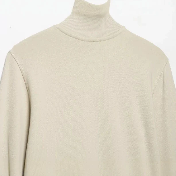 Damen Kurze Sweatjacke aus Feinsweat mit Stehkragen und dekorativer Kordelapplikation Drune