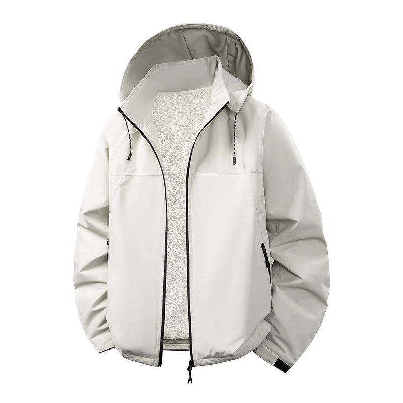 HerrenKapuzenjacke mit innerem Teddy-Futter Drune