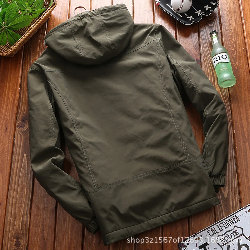 Herren Winterjacke mit Fleece-Futter Drune