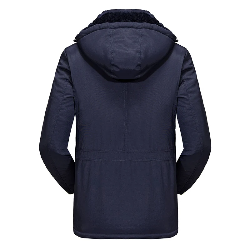 Herren Wetterfeste Winterjacke mit Fleece-Futter Drune