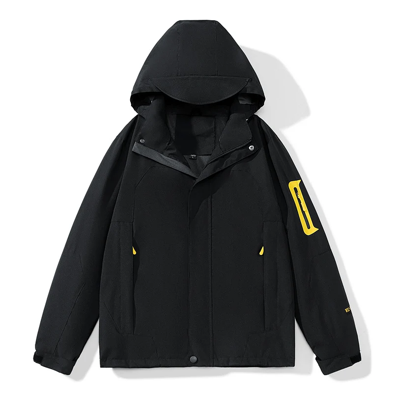 Herren Wetterfeste technische Outdoor-Jacke Drune