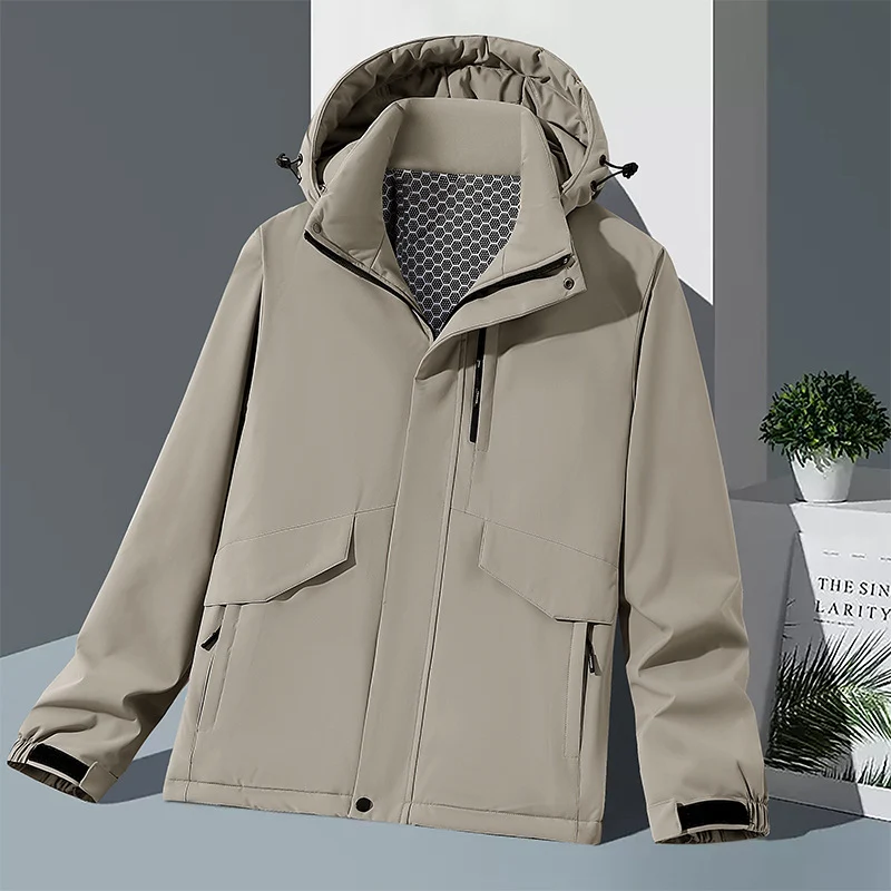 Herren Wetterfeste technische Jacke Drune