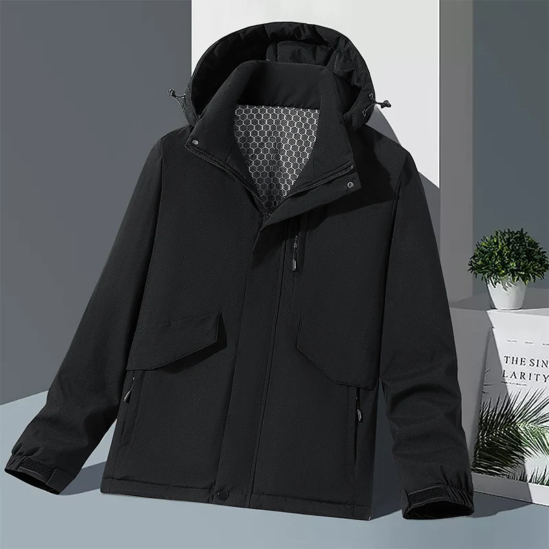 Herren Wetterfeste technische Jacke Drune