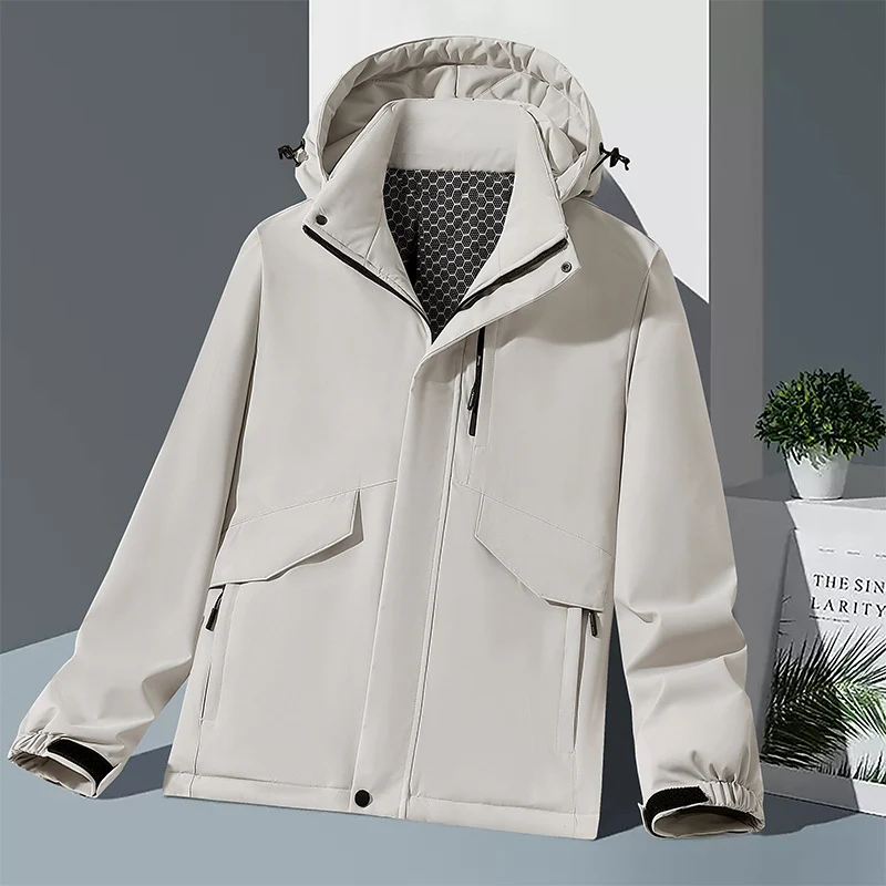 Herren Wetterfeste technische Jacke Drune
