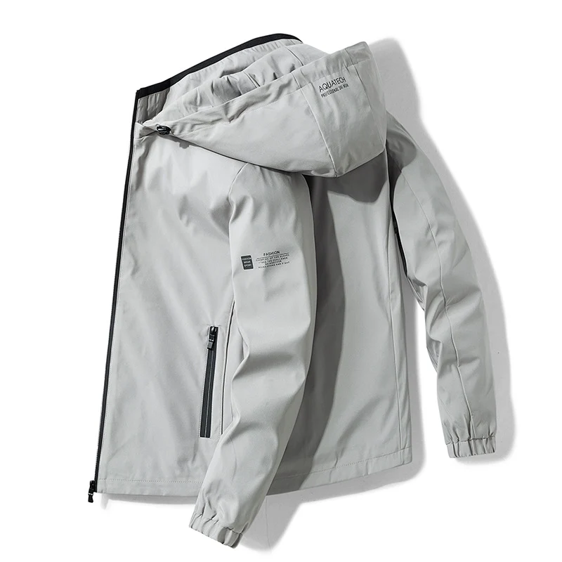 Herren Wetterfeste Outdoorjacke mit verstellbarer Kapuze Drune 1787797862