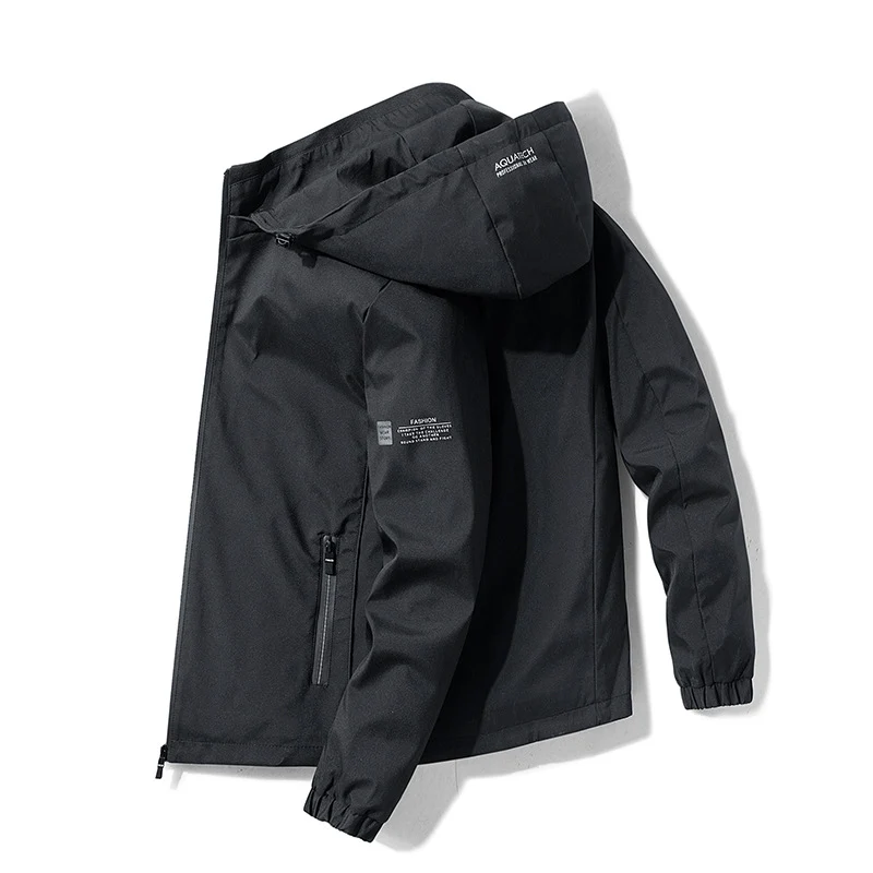 Herren Wetterfeste Outdoorjacke mit verstellbarer Kapuze Drune 1787797862