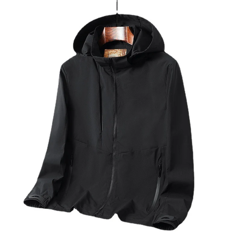 Herren Wetterfeste Outdoorjacke mit praktischer Kapuze Drune