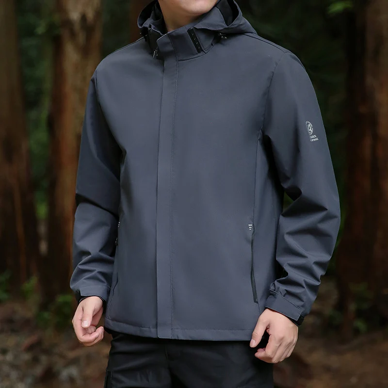 Herren wetterfeste Outdoor Jacke Drune