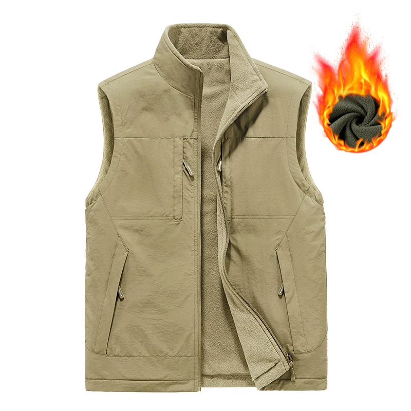 Herren Wende-Weste mit Fleece-Futter Drune