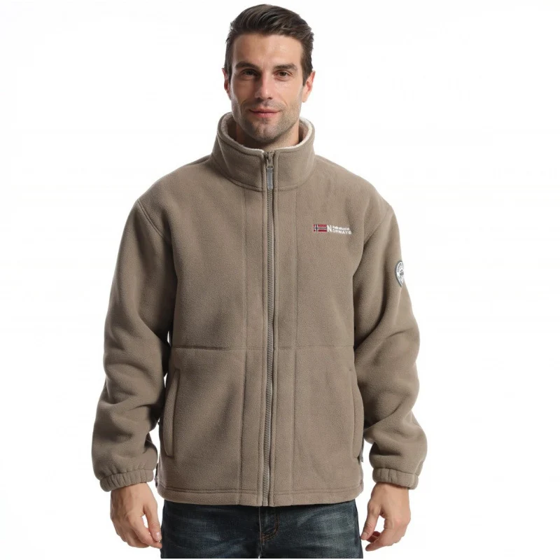 Herren Weiche Fleecejacke mit Reißverschluss Drune