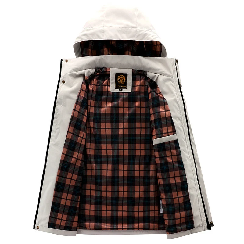 Herren Wasserfeste Outdoor-Jacke mit mehreren Taschen Drune