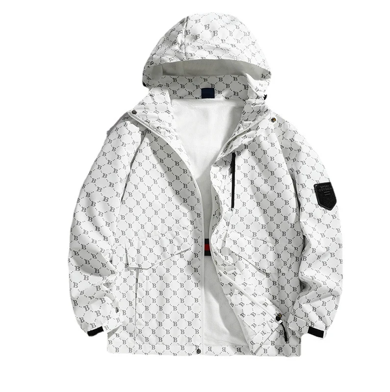 Herren wasserabweisende lange Freizeitjacke Drune