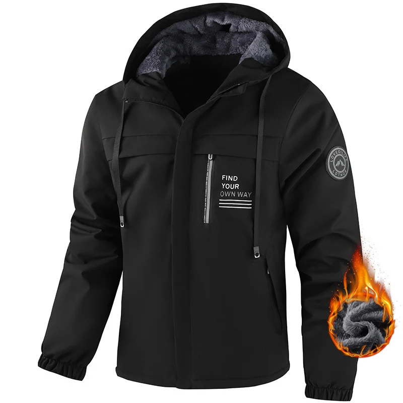 Herren Wasserabweisende Fleecejacke Drune