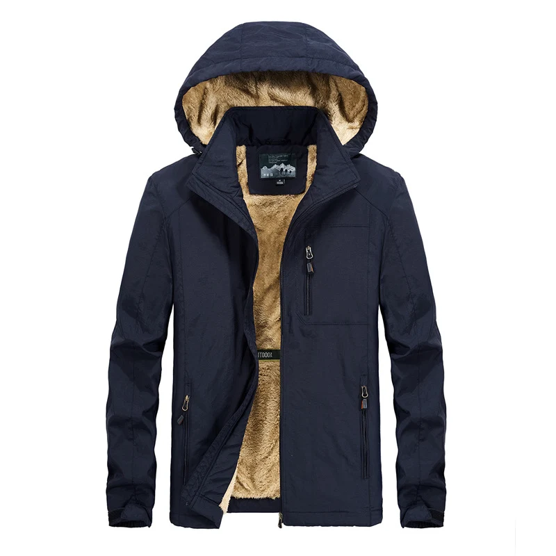 Herren Wärmende Fleecejacke Drune