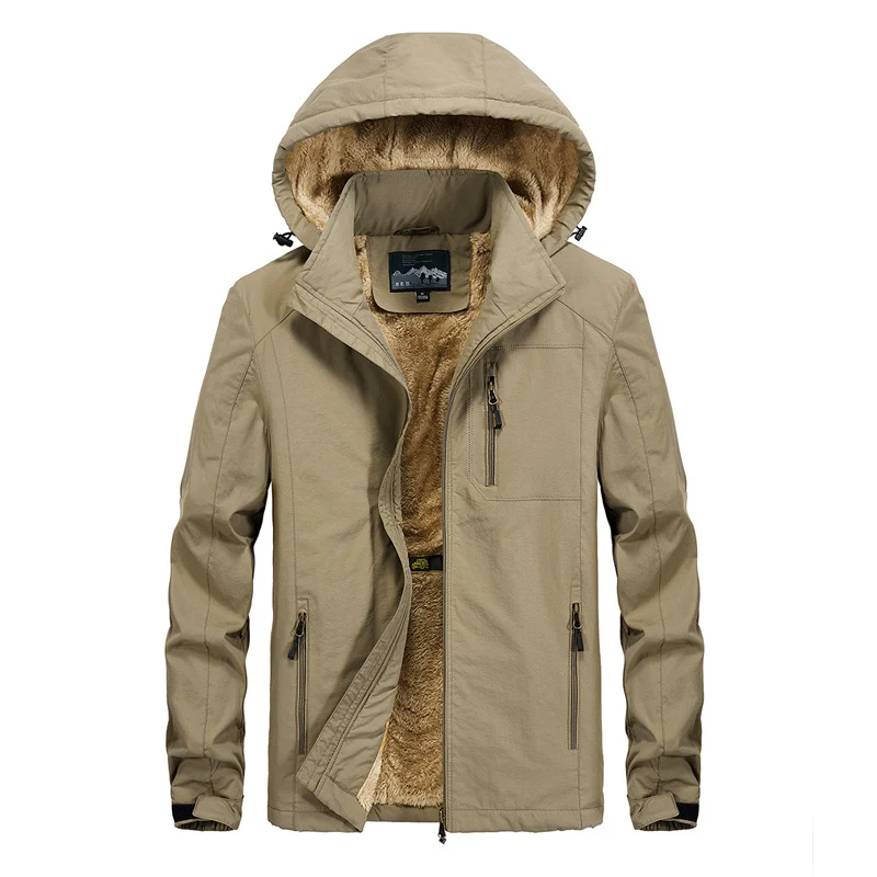 Herren Wärmende Fleecejacke Drune