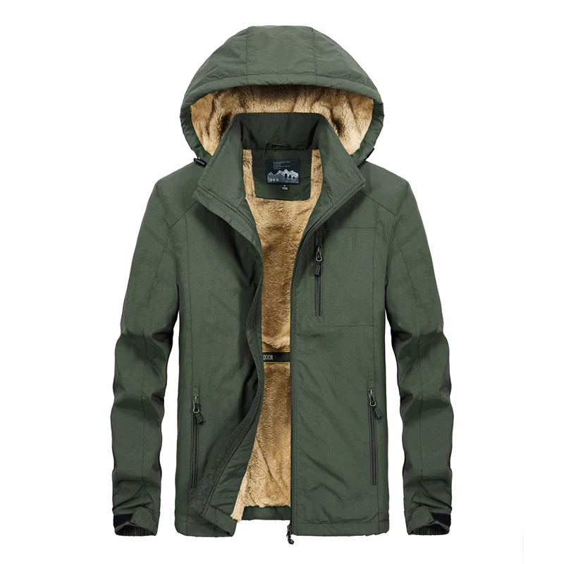 Herren Wärmende Fleecejacke Drune
