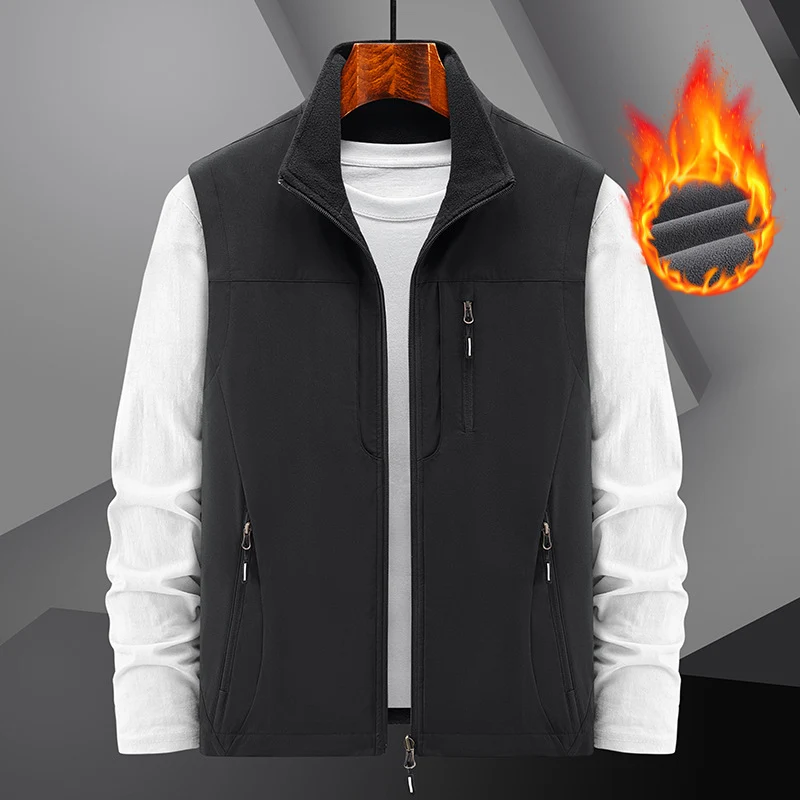 Herren Wärmeisolierte Fleece-Weste Drune