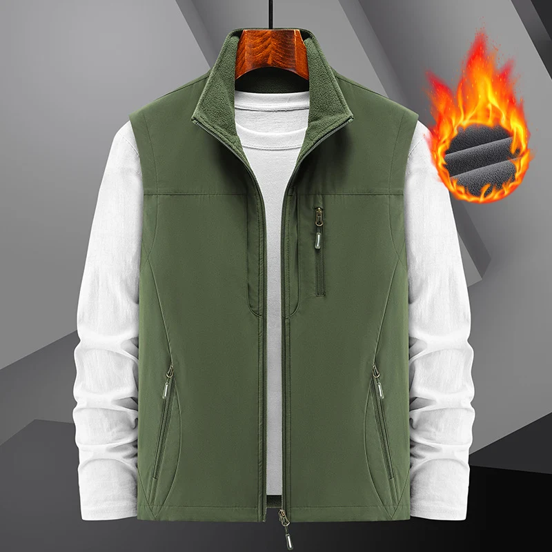 Herren Wärmeisolierte Fleece-Weste Drune
