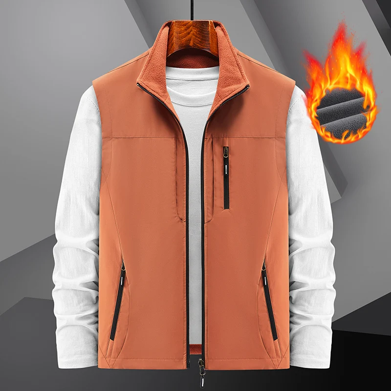 Herren Wärmeisolierte Fleece-Weste Drune