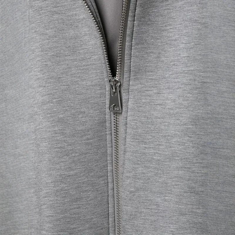 Damen Cropped Kapuzenjacke mit Reißverschluss, Ballonärmeln und elastischem Saum Drune