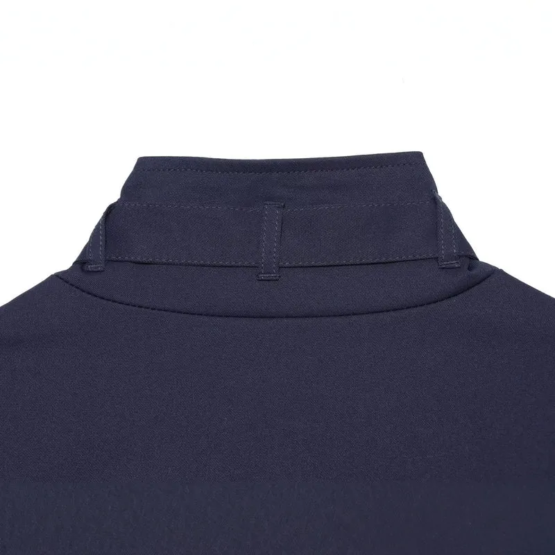 Damen Cropped Bomberjacke mit gerafften Ärmeln und hohem Funnelkragen Drune
