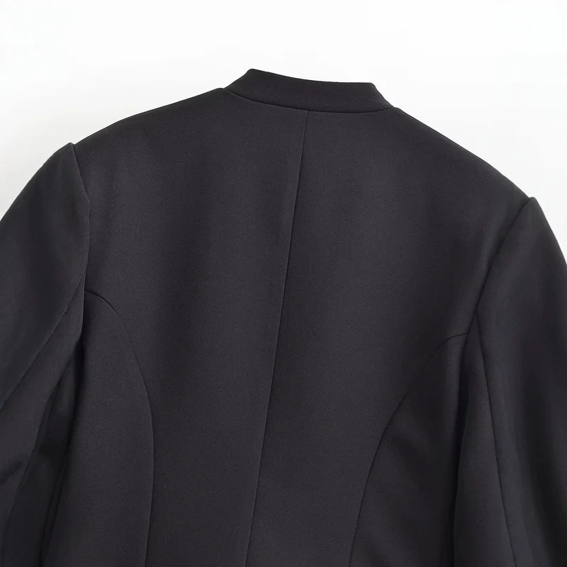 Damen Cropped Blazer im Husarenstil mit geflochtenen Zierkordeln Drune